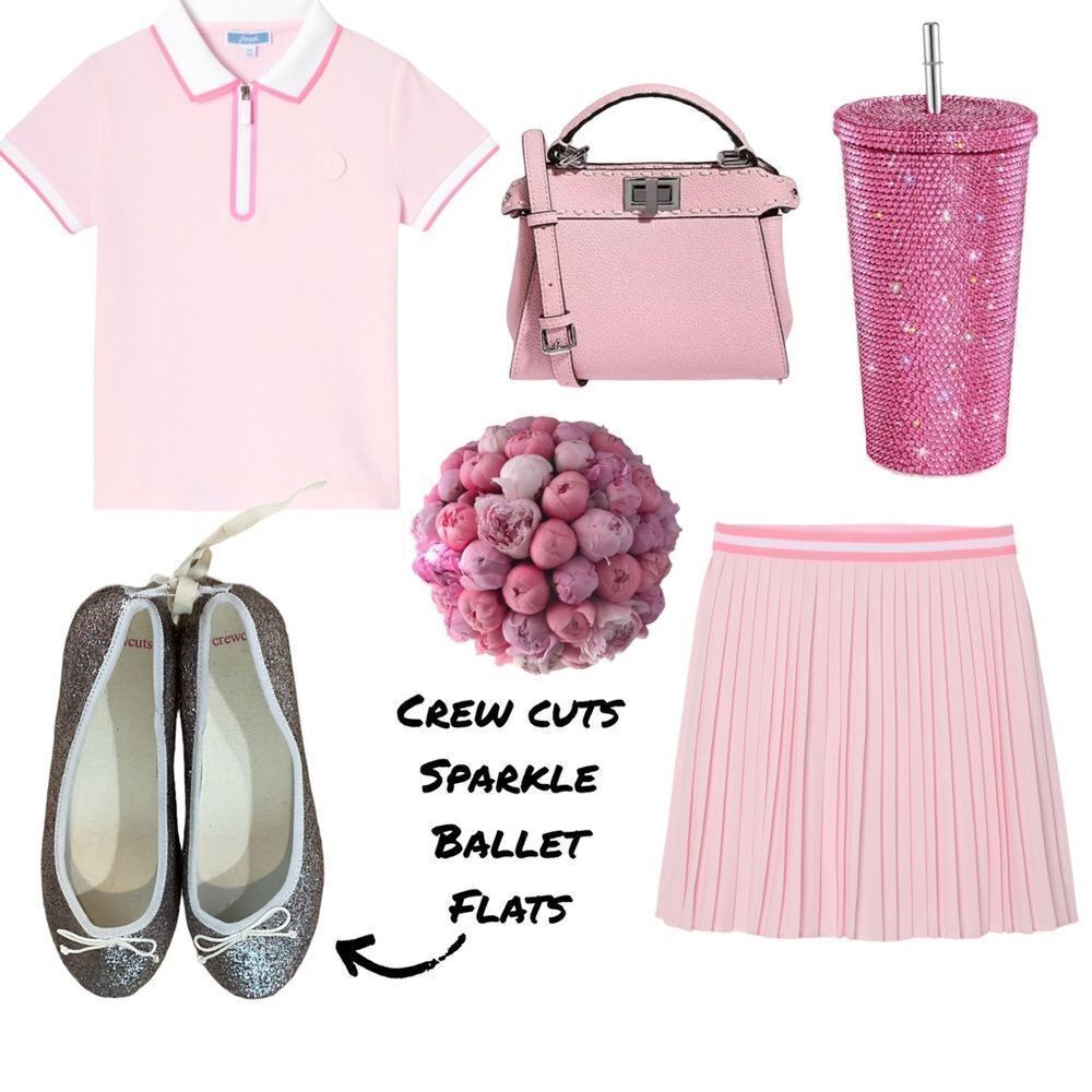 Crew Cuts Sparkle Ballet Flats